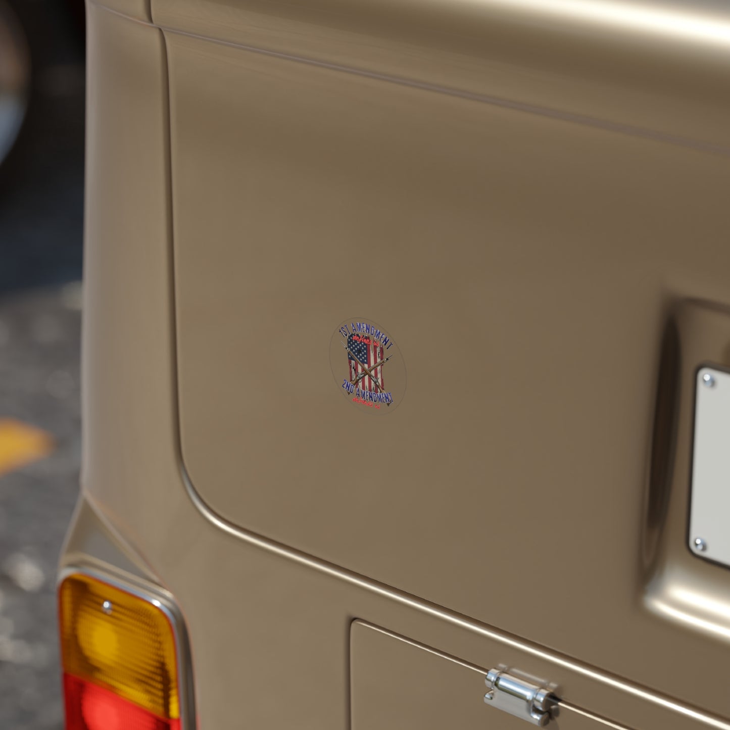 1st & 2nd Amendment Sticker — Patriotic Outdoor Vinyl Decal