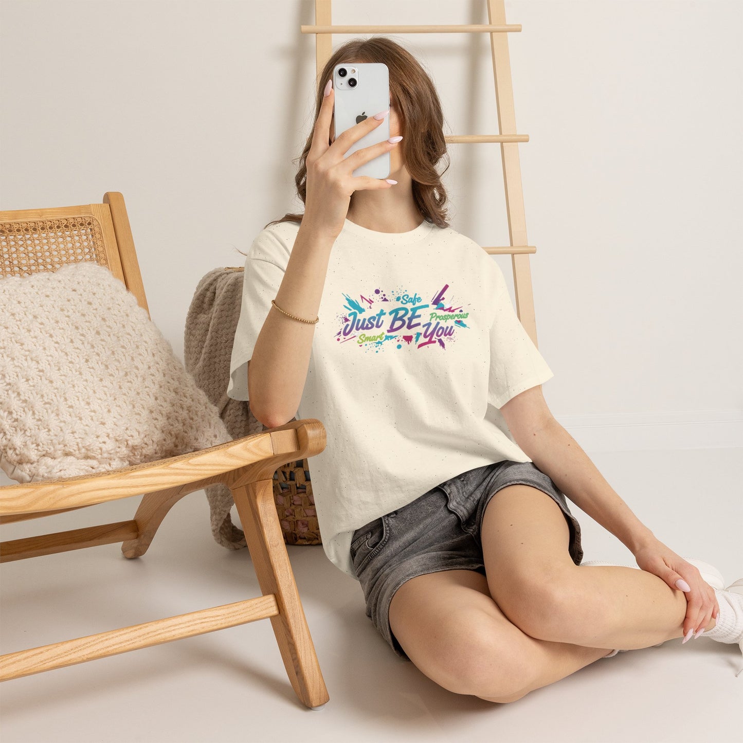 Just Be You T-Shirt — Colorful Inspirational Graphic Tee Streetwear
