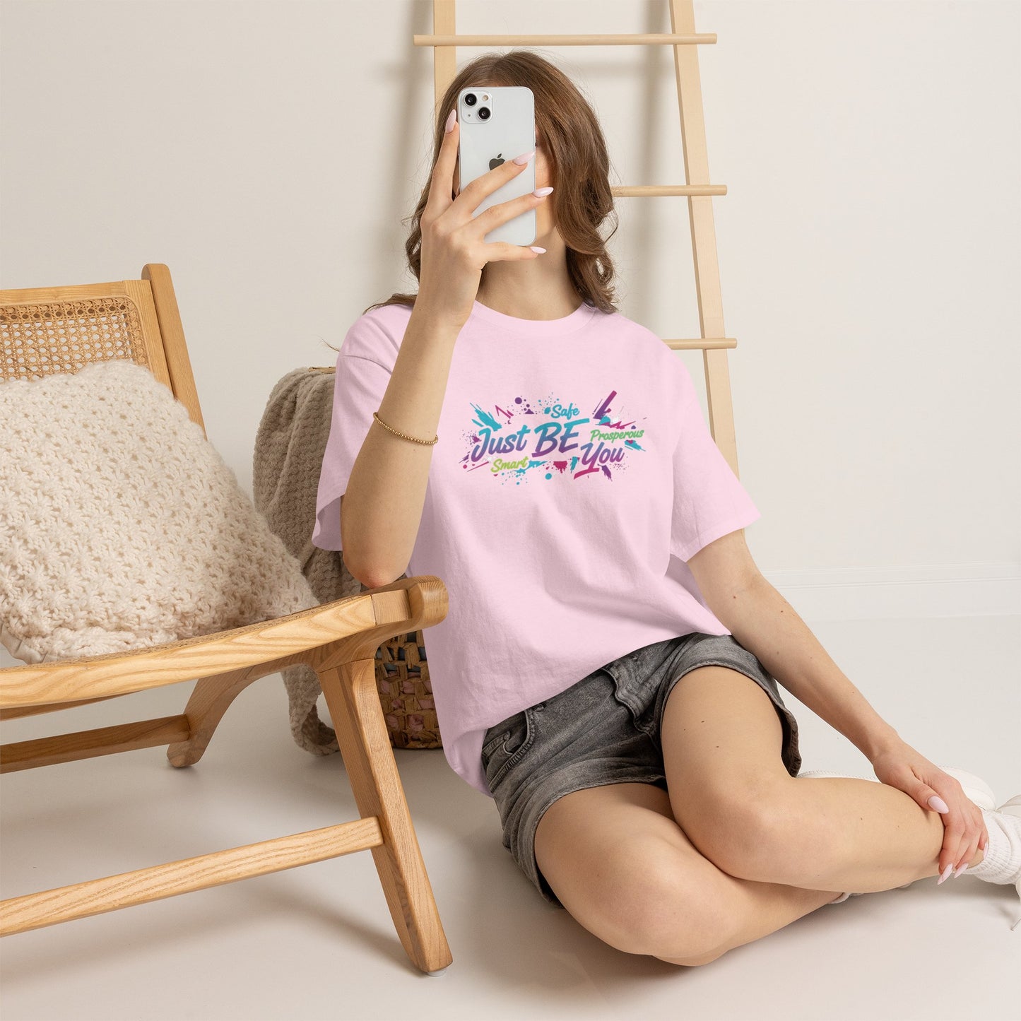 Just Be You T-Shirt — Colorful Inspirational Graphic Tee Streetwear