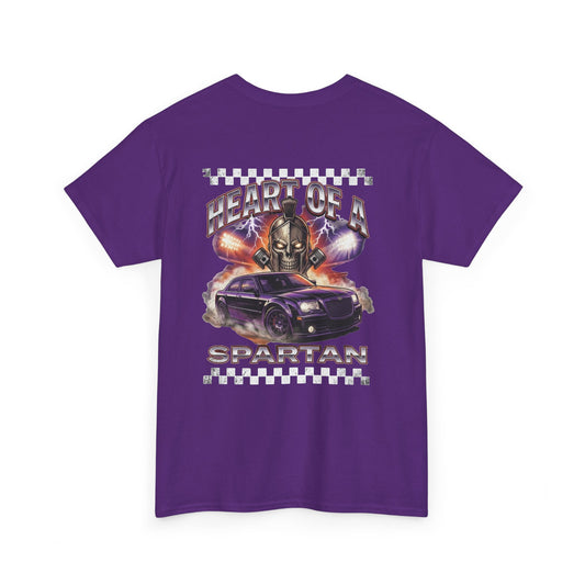 Graphic T-Shirt | Heart of a Spartan | Retro Racing Muscle Car Tee