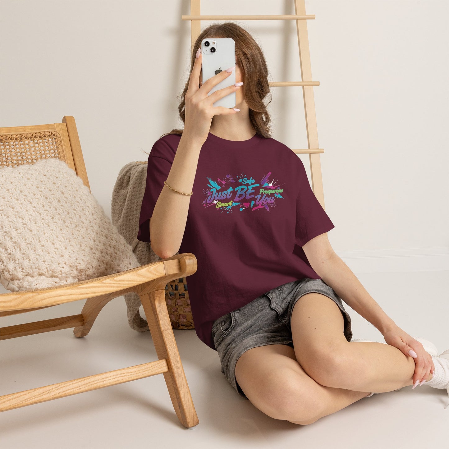 Just Be You T-Shirt — Colorful Inspirational Graphic Tee Streetwear