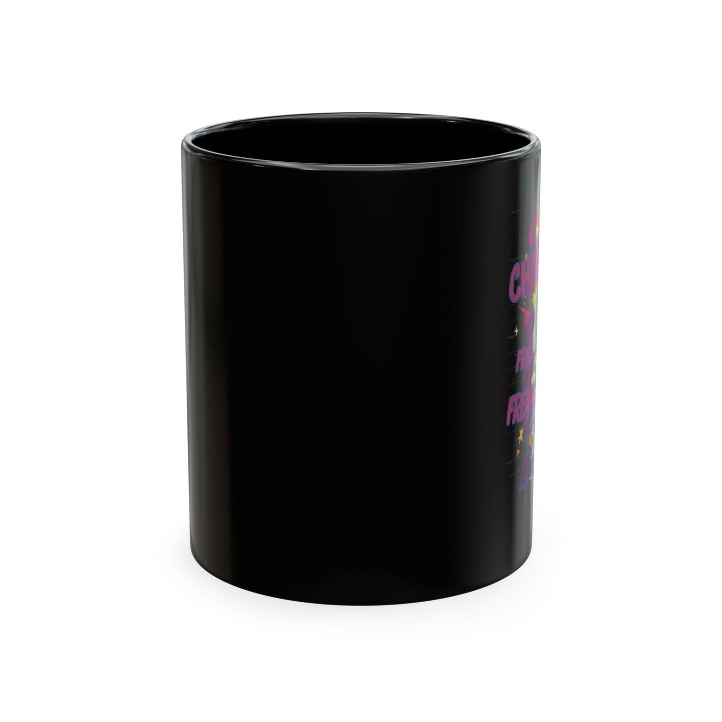 Clownin' Around Ceramic Coffee Mug — Neon Clown Graphic Art Drinkware