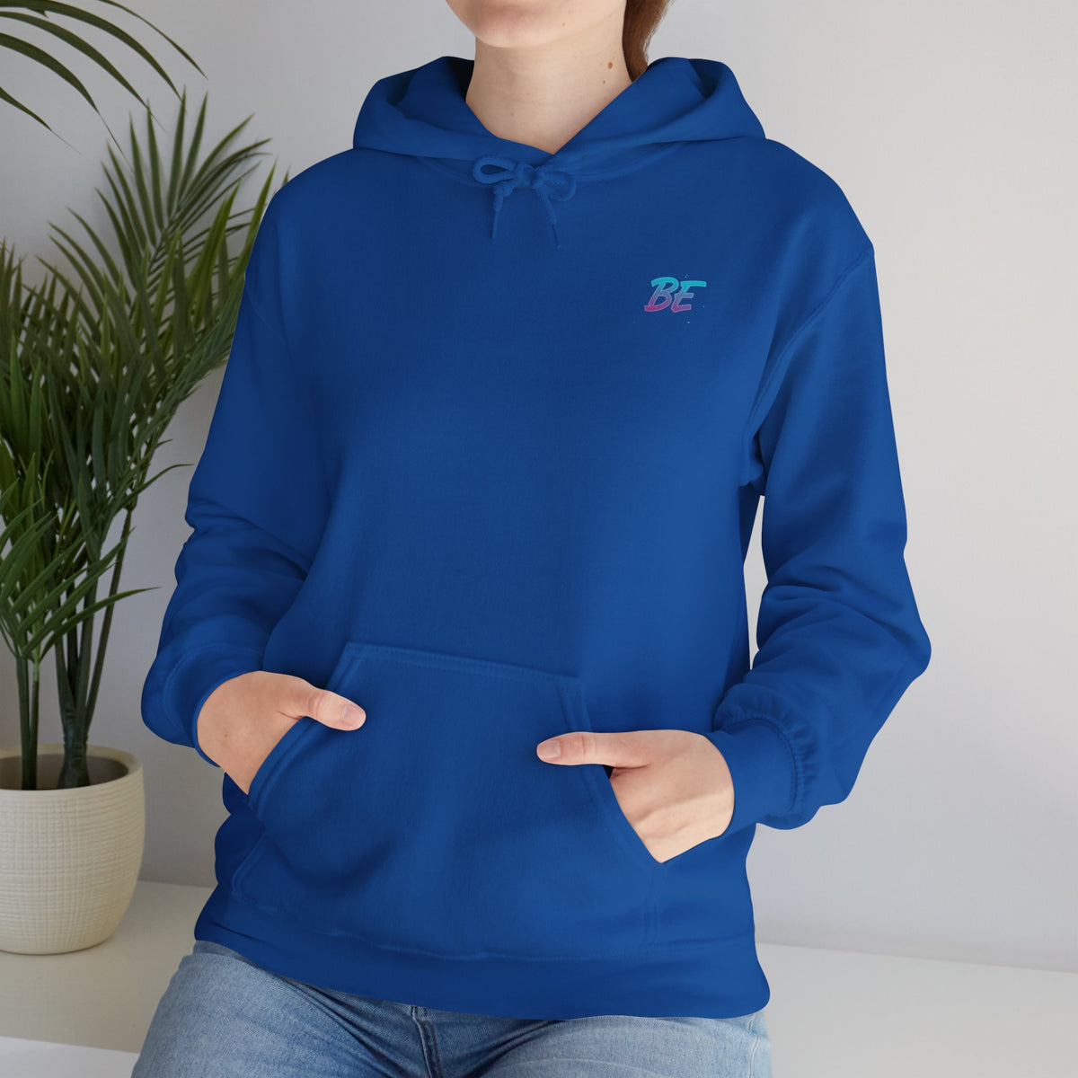 Pullover Hoodie | Just Be You | Inspirational Graphic Hooded Sweatshirt
