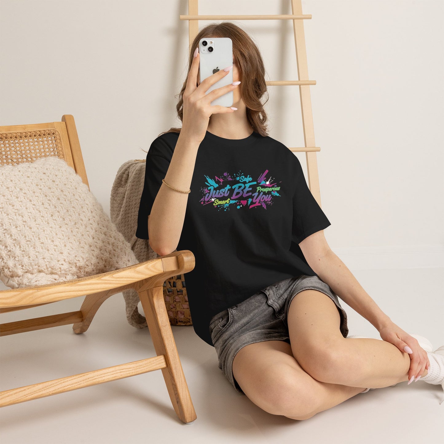 Just Be You T-Shirt — Colorful Inspirational Graphic Tee Streetwear