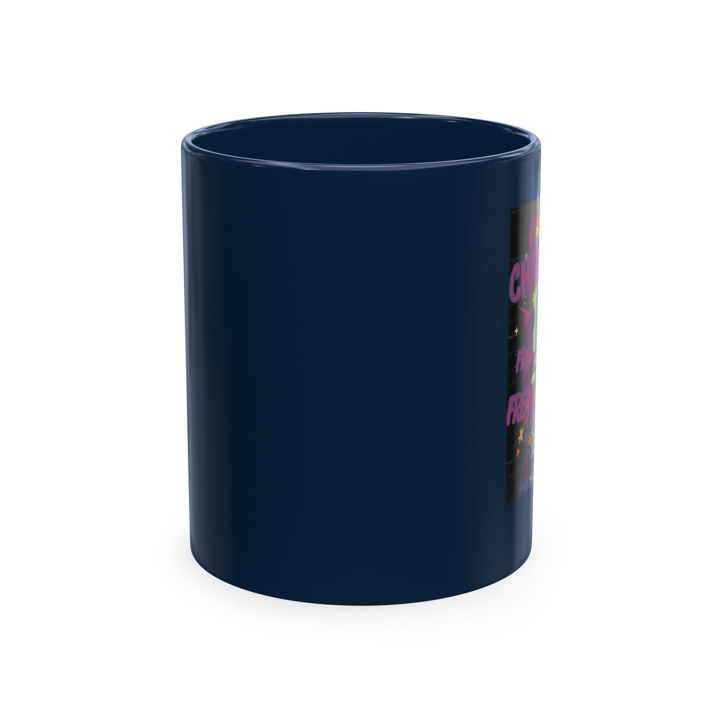 Clownin' Around Ceramic Coffee Mug — Neon Clown Graphic Art Drinkware