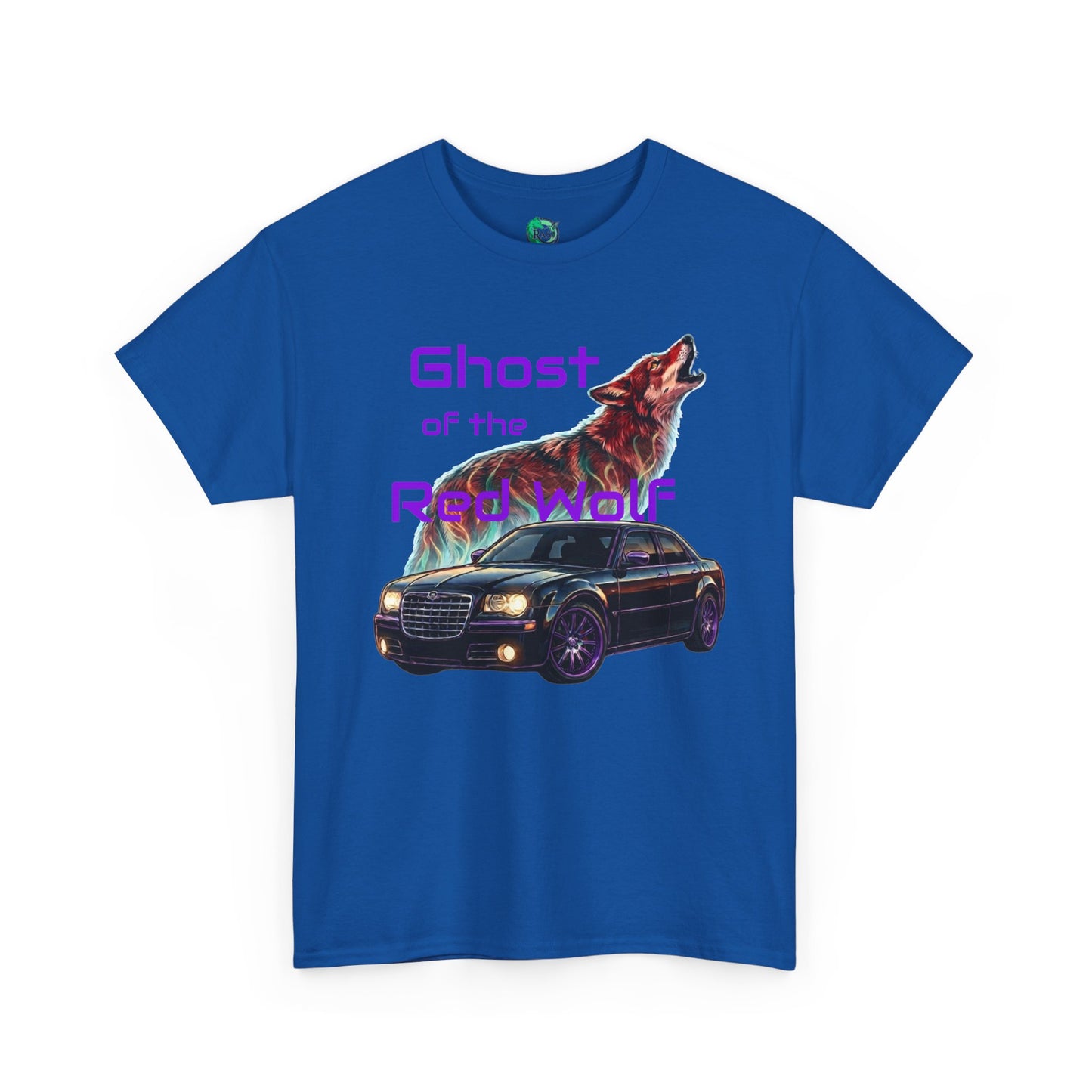 Ghost of the Red Wolf T‑Shirt — Bold Wolf Graphic Streetwear