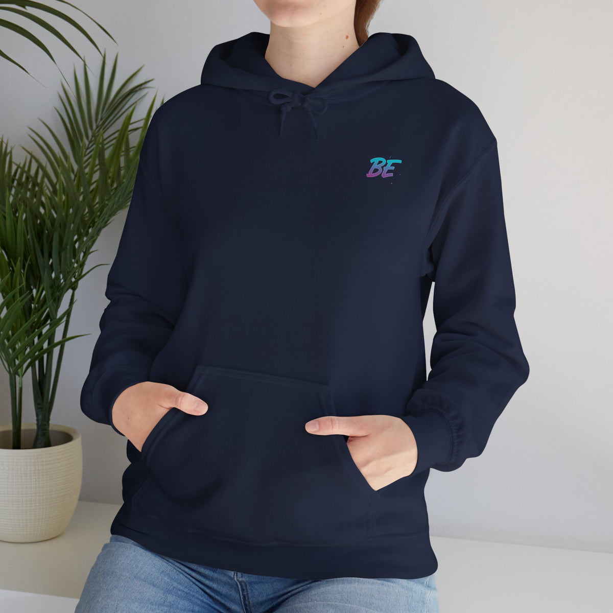 Pullover Hoodie | Just Be You | Inspirational Graphic Hooded Sweatshirt