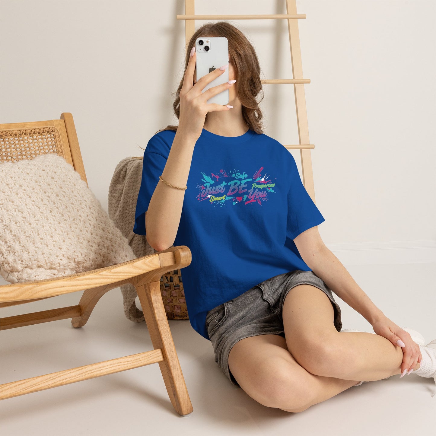 Just Be You T-Shirt — Colorful Inspirational Graphic Tee Streetwear
