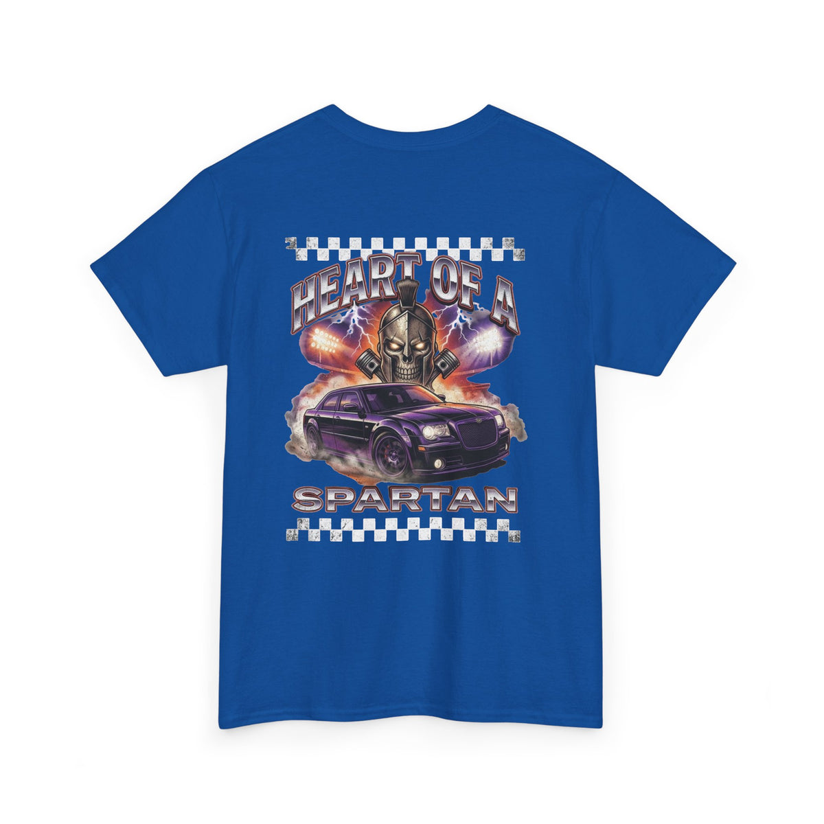 Graphic T-Shirt | Heart of a Spartan | Retro Racing Muscle Car Tee
