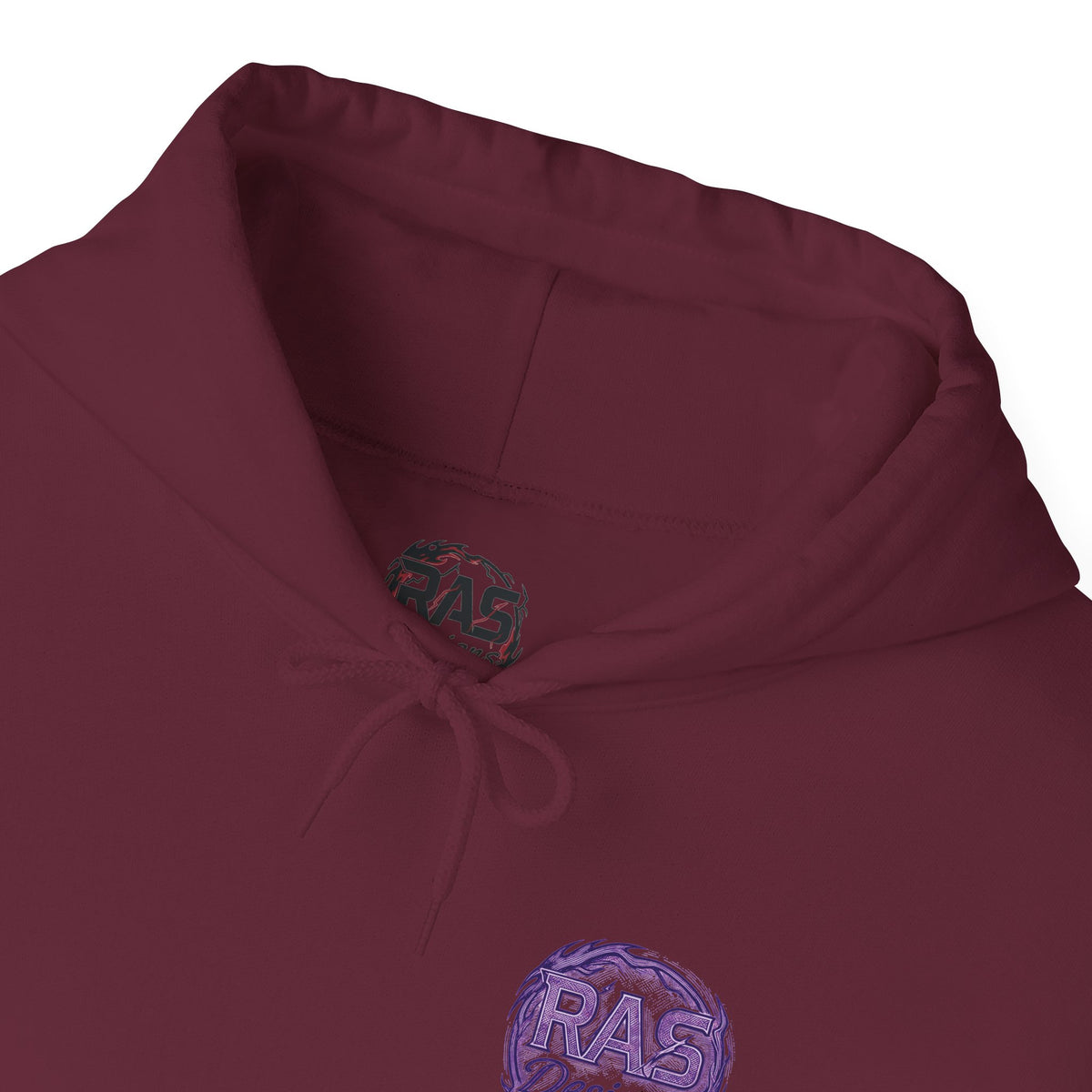 Pullover Hoodie | Ghost of the Red Wolf | Bold Wolf Graphic Streetwear