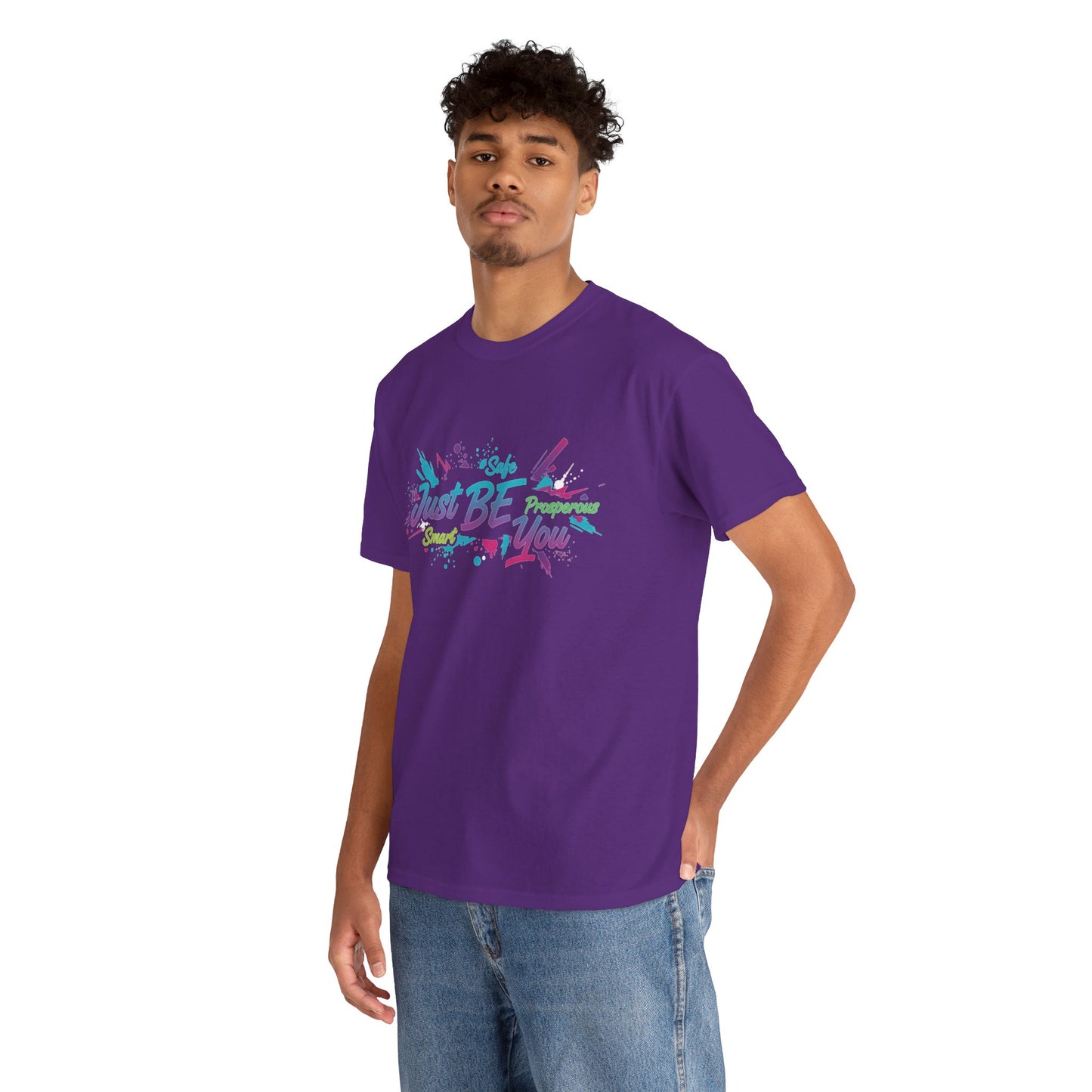 Just Be You T-Shirt — Colorful Inspirational Graphic Tee Streetwear