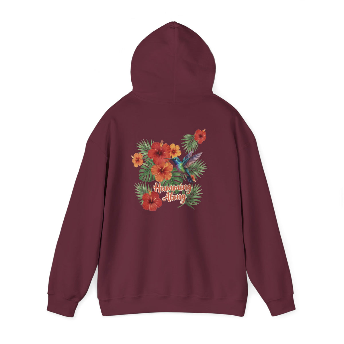 Pullover Hoodie | Humming Along | Tropical Floral Streetwear