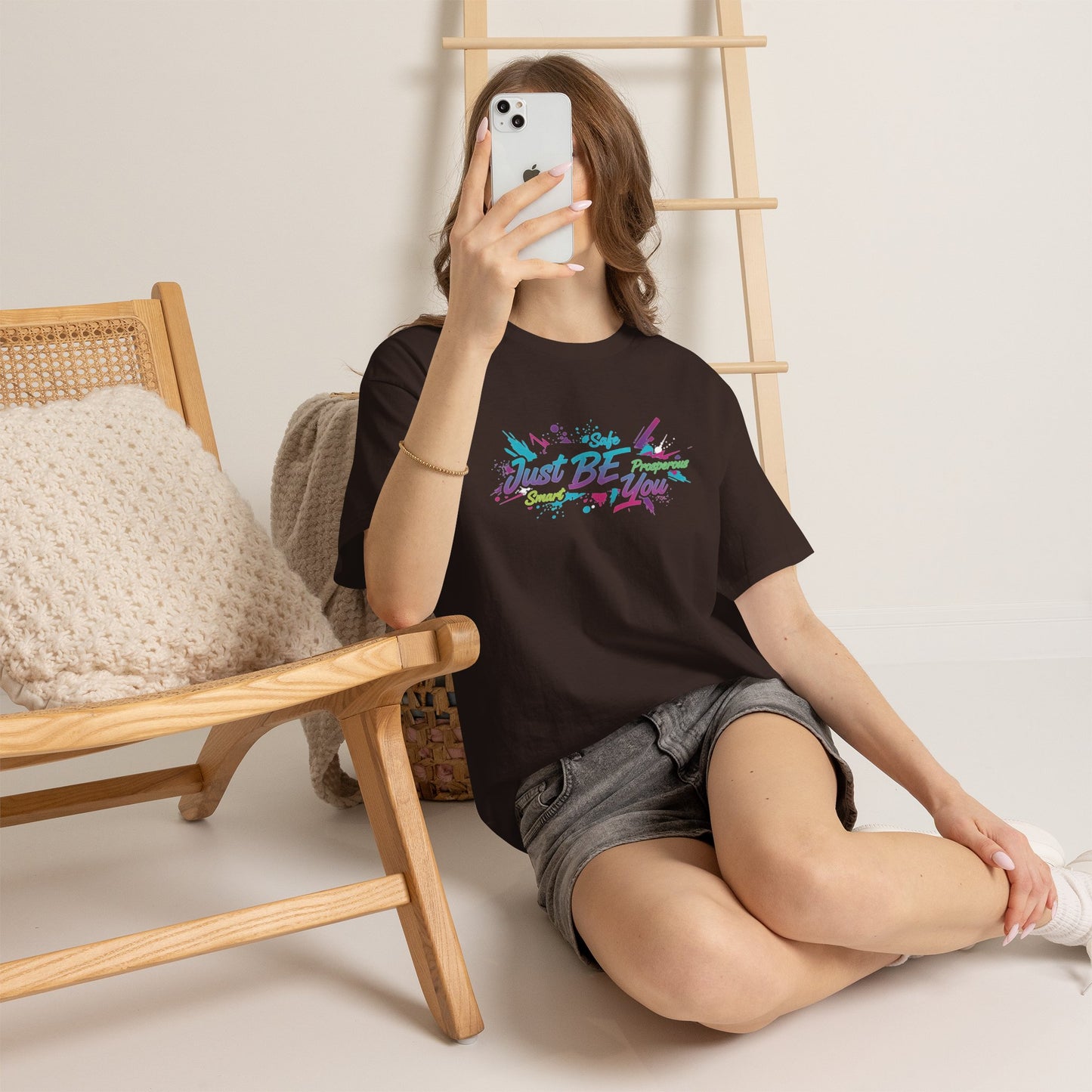 Just Be You T-Shirt — Colorful Inspirational Graphic Tee Streetwear