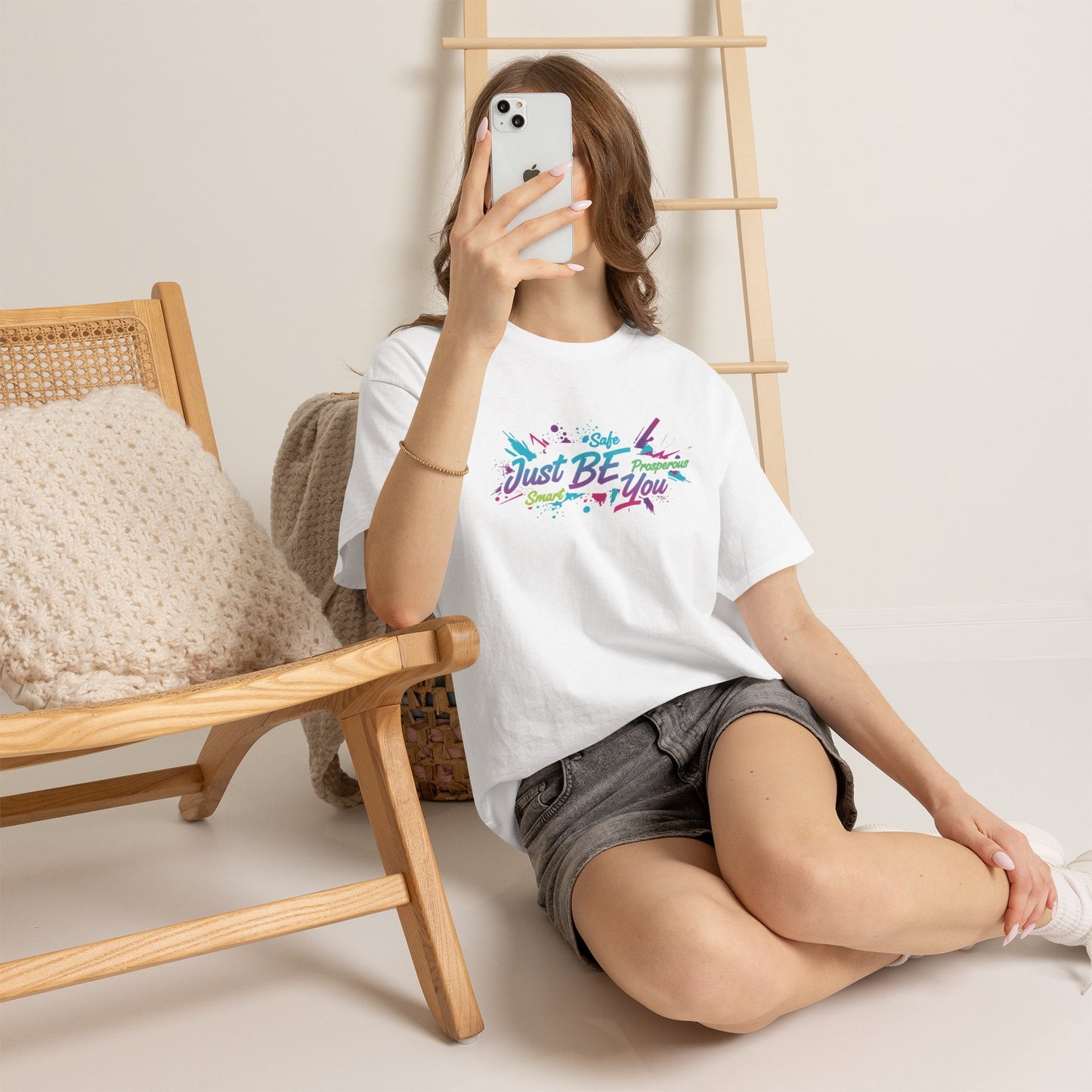 Just Be You T-Shirt — Colorful Inspirational Graphic Tee Streetwear