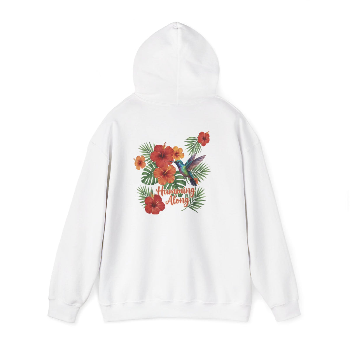 Pullover Hoodie | Humming Along | Tropical Floral Streetwear
