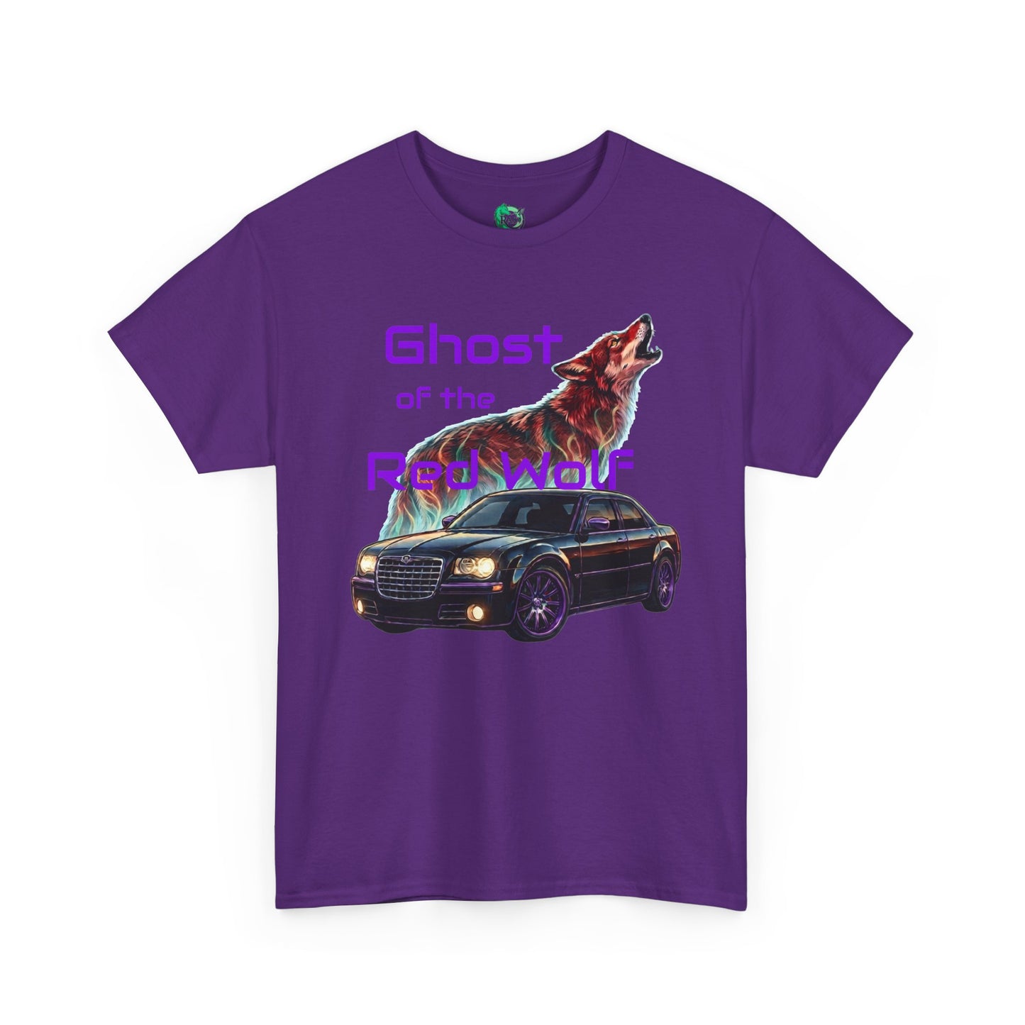 Ghost of the Red Wolf T‑Shirt — Bold Wolf Graphic Streetwear