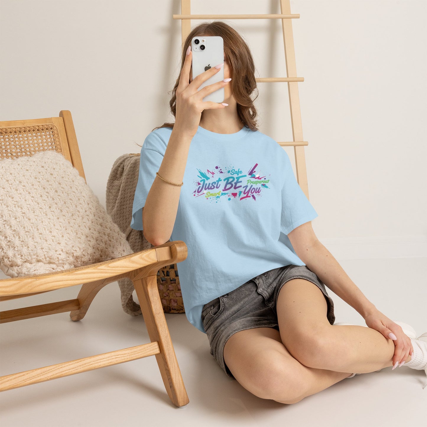Just Be You T-Shirt — Colorful Inspirational Graphic Tee Streetwear