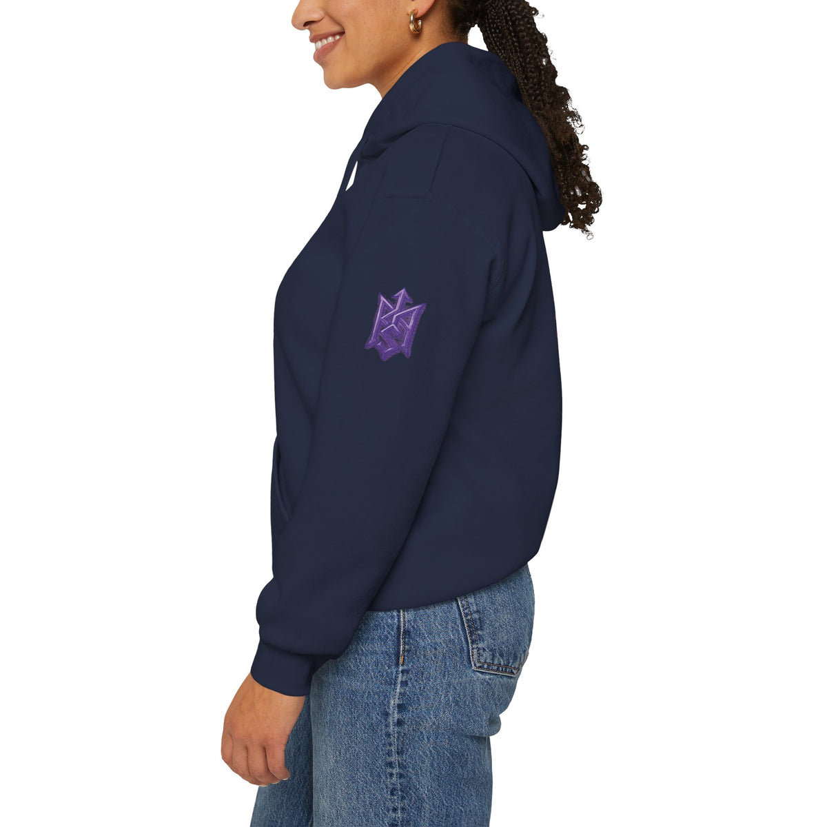 Pullover Hoodie | Ghost of the Red Wolf | Wolf Head Back Graphic