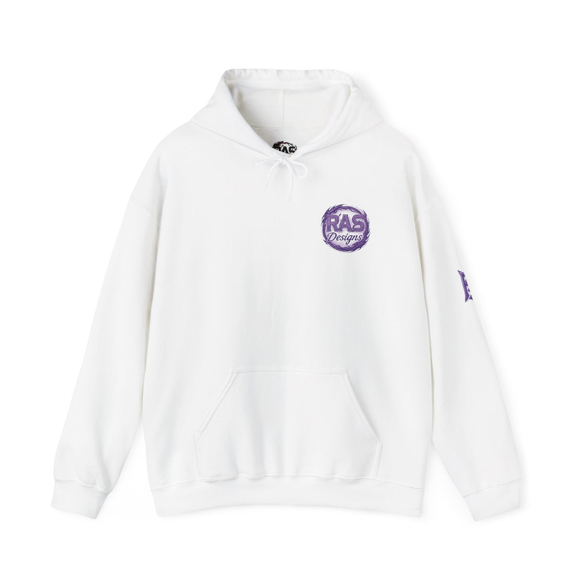 Pullover Hoodie | Ghost of the Red Wolf | Wolf Head Back Graphic